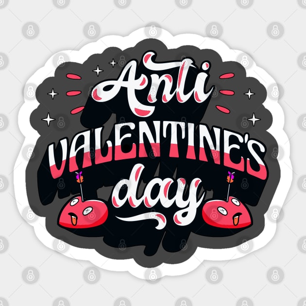 Anti Valentines Day Sticker by aaallsmiles